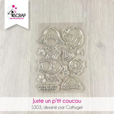 Juste un p'tit coucou - Clear stamp