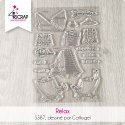 Relax - Clear stamps