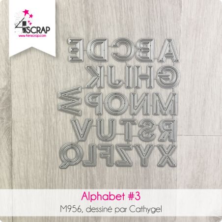 Alphabet 3 - Cutting Die