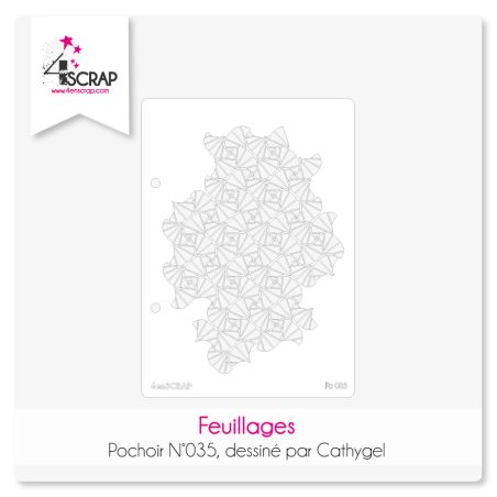 Feuillages - Pochoir Scrapbooking