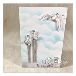Seagulls - Duo transparent stamps and die