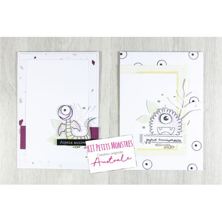 Petits monstres - Kit Débutant Scrapbooking