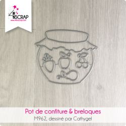 Pots de confiture & breloques - Matrice de coupe Die