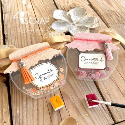 Pots de confiture & breloques - Matrice de coupe Die