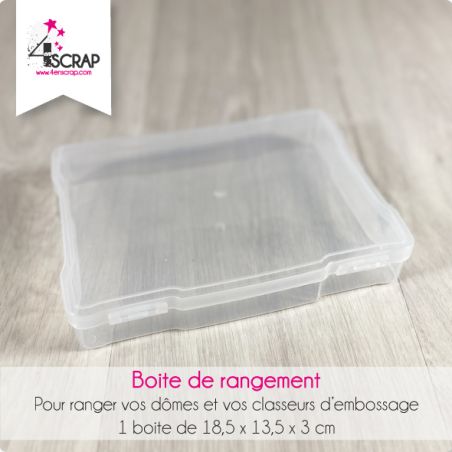 Accessory scrapbooking Cardmaking - Storage box in plastic