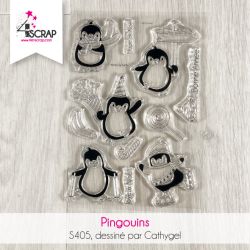 Pingouins- Tampons transparents