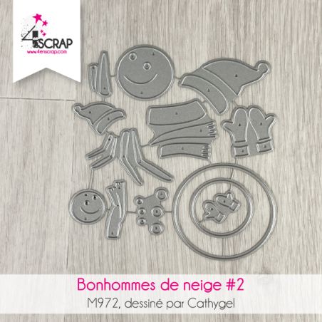 Bonhommes de neige 2 - Matrice de coupe Die