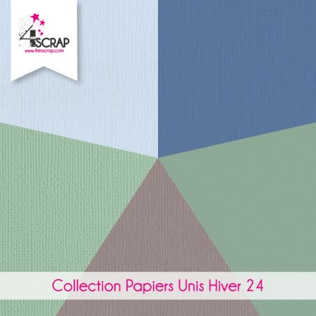 Pack Hiver 2024 Uni - Papier Scrapbooking