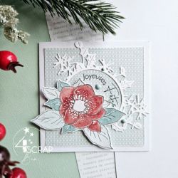 Winter wreath - Die cutting die