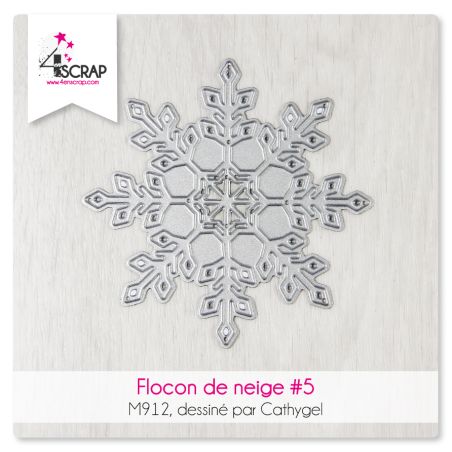 Flocon de neige 5 - Matrice de coupe Die