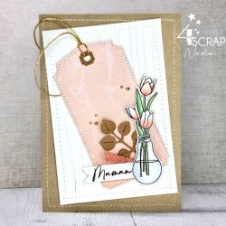 Clear stamp Scrapbooking Card love - Happy mother's day