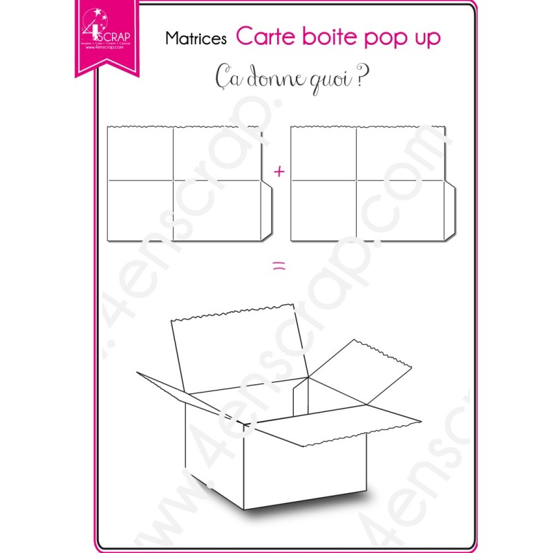 Une carte boîte pop up - CartoScrap