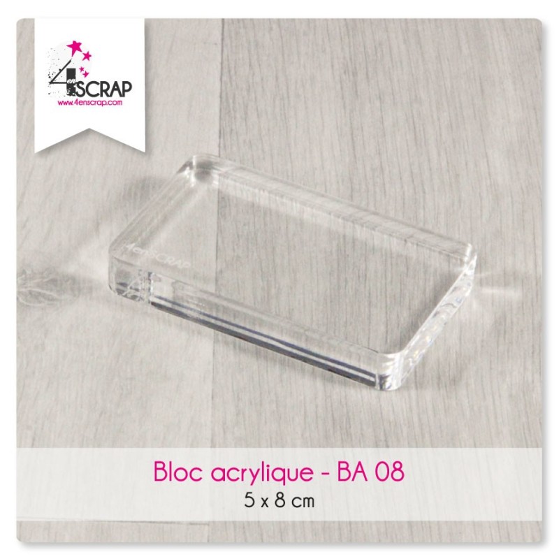 Disque acrylique transparent avec trou pour bricolage, coeur, os