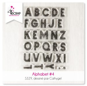 Tampons clear de scrapbooking alphabet.